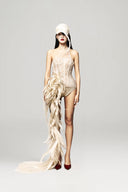 Caia Feather Mesh Couture Statement Hat for women, from DAS LA VIE, The Viet Concept 