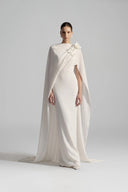 HA THANH VIET • Chariot Embellished Rice Knit Gown