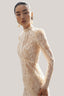 Beige Florence Maxi Dress for women, from HUONG, The Viet Concept 