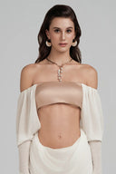 White Everwyn Maxi Dress for women, from POEM, The Viet Concept 