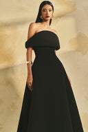 3D Sculpted Bustier Off-Shoulder Maxi Evening Gown  for women, from L'SCARLETT, The Viet Concept