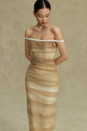 BYDI • Eira Ombre Beaded Mesh Couture Evening Gown