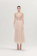 Velia Ethereal Labyrinth Tulle Dress for women, from JOSEPHINE, The Viet Concept 