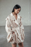 Luu Fluid Trench Silhouette Coat for women, from DAS LA VIE, The Viet Concept 
