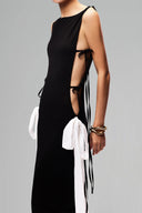 Black Koma Midi Dress for women, from   Pham Studio, The Viet Concept 