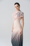 L'ALLÉE • Blush Horizon Ombre Midi Dress