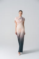 L'ALLÉE • Blush Horizon Ombre Midi Dress