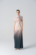 L'ALLÉE • Blush Horizon Ombre Midi Dress