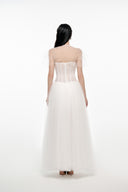Seraphine Ethereal Corset Cape Gown for women, from JOSEPHINE, The Viet Concept 