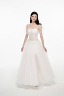 Seraphine Ethereal Corset Cape Gown for women, from JOSEPHINE, The Viet Concept 