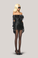  Dollie Bodycon Off-Shoulder Poly Organza Mini Dress for women, from Das La Vie, The Viet Concept 