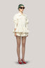Rosanne Peplum Draped Poly Organza Top for womewomen, from Das La Vie, The Viet Concept