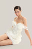 White 3D Floral Top for women, from MUST HAVE, The Viet Concept 