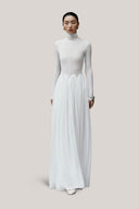 White Ginevra Maxi Dress for women, from HUONG, The Viet Concept 