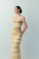 BYDI • Eira Ombre Beaded Mesh Couture Evening Gown