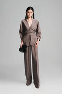 LECIA • Grey Loosefit Trousers