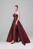 Fleur Rouge Luxe Evening Gown for women, from TRAN D TRI, The Viet Concept