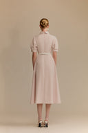 WHITE PLAN • Quincy Carolan Sculpted Midi Dress