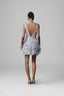 V-neck Coral Dress for women, from Keira Tong, The Viet Concept