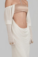 White Everwyn Maxi Dress for women, from POEM, The Viet Concept 