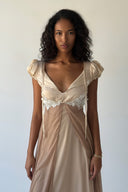 Shlyn Lace-Trim Puff Sleeve Dress  for women, from HUELLEY HUELLEY, The Viet Concept