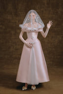 WHITE PLAN • Elin Taffeta Corset and Tulle Skirt Set