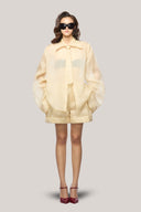 Jannie Straight Cuff Sleeved Organza Mini Set for women, from Das La Vie, The Viet Concept 