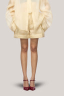  Jannie Straight High Waist Organza Mini Shorts for women, from Das La Vie, The Viet Concept 