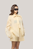  Jannie Straight Cuff Sleeved Organza Mini Set for women, from Das La Vie, The Viet Concept 
