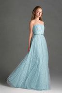 IHF STUDIO • Floral Lace Bustier Maxi A-Line Dress