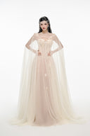Calantha Champagne Tulle Corset Gown for women, from JOSEPHINE, The Viet Concept 