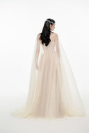 Calantha Champagne Tulle Corset Gown for women, from JOSEPHINE, The Viet Concept 