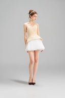 Roxana Couture Embellished Taffeta Mini Dress for women, from LINH PHUNG, The Viet Concept
