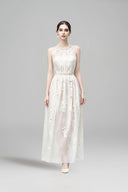 ROSEE de MATIN • Ivory Floral Midi Dress