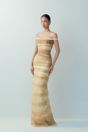 BYDI • Eira Ombre Beaded Mesh Couture Evening Gown