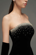 Veloura Crystal Puff Hem Mini Dress for women, from IHF STUDIO, The Viet Concept 