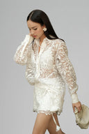 Brume Set with Top & Mini Skirt for women, from Guyehi Studio, The Viet Concept 