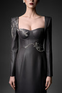 GVLUX • Étoile Rococo Embellished U-Neck Bustier Gown
