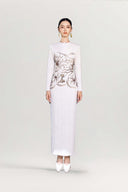 Elysian Crystal Cape Evening Dress for women, from DO LONG, The Viet Concept 