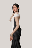White Broseley Dress for women, from JENNY K TRAN, The Viet Concept 