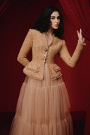 Hallie Tailored Tweed Cropped Jacket for women, from JOSEPHINE, The Viet Concept