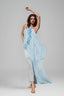 Blue Chiffon Maxi Dress for women, from Xita, The Viet Concept
