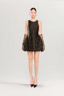 Merne Ombré Fringe Halter Mini Dress for women, from ARTI APPAREL, The Viet Concept 