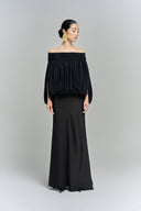 Black Alfredo Off - Shoulder Top for women, from Lam.D, The Viet Concept 