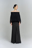  Black Alfredo Off - Shoulder Top for women, from Lam.D, The Viet Concept 