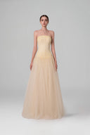 HAYTAN • Lumière Serenity Light Butter Ball Gown