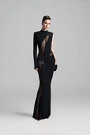 Étoile Luxe Fitted Evening Gown for women, from TRAN D TRI, The Viet Concept 