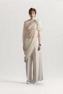 Glow Asymmetric Pleated Pants for women, from HA THANH VIET, The Viet Concept 