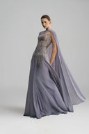 Cinder Royale Chiffon Cape for women, from DUONG ATELIER, The Viet Concept