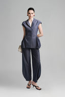 Blue Peplum Top for women, from Lecia, The Viet Concept